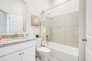 Bathrom with a Sink and Bathtub at Refinery Row, Baltimore, 21224